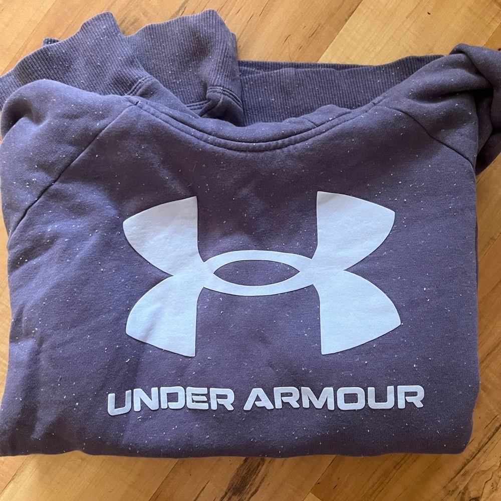 Under Armour Sweatshirt - Purple with White Logo